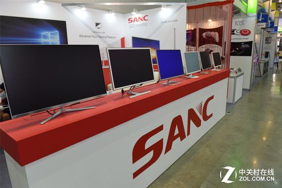 台北电脑展 SANC品牌液晶展台新品齐聚